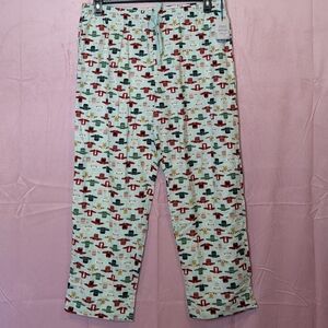 Sleep Sense Portuguese Flannel Christmas Sweater Pajama Pants with Pockets